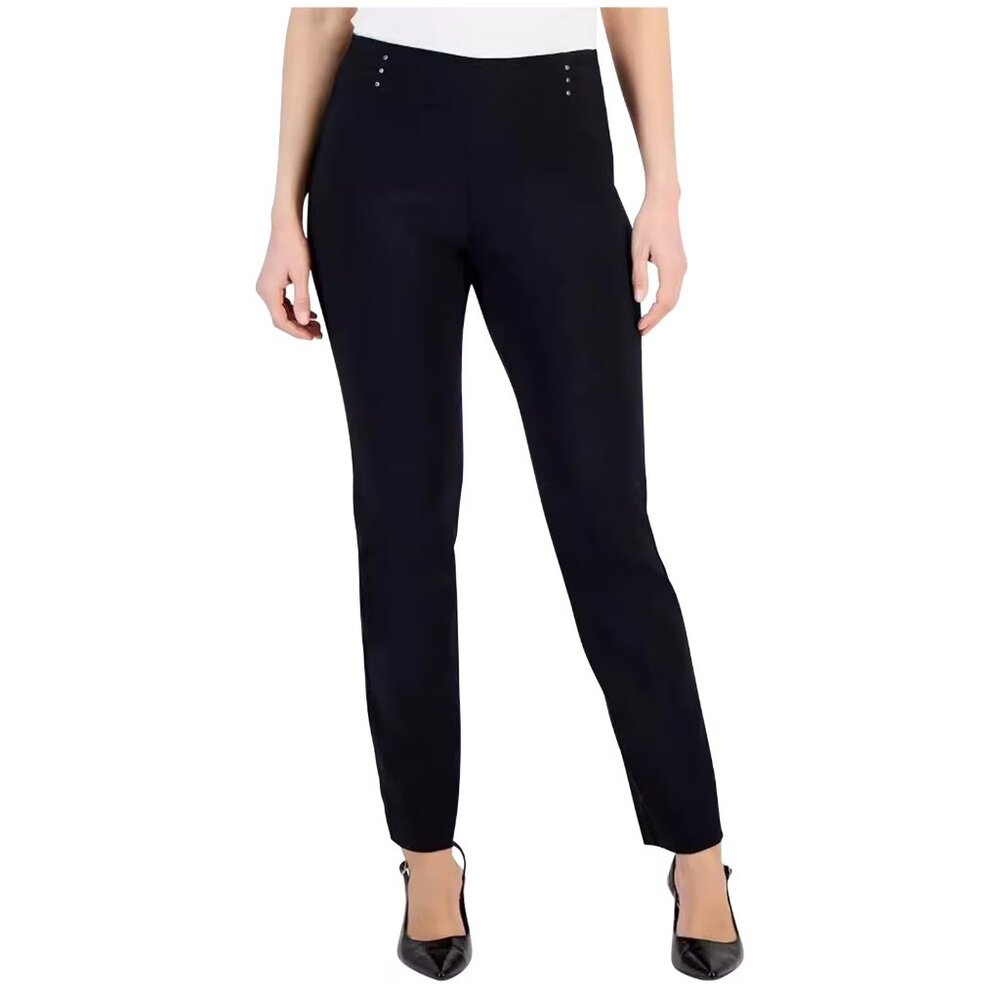 NWT JM Collection Petite Women’s Studded Ankle Pants PS
